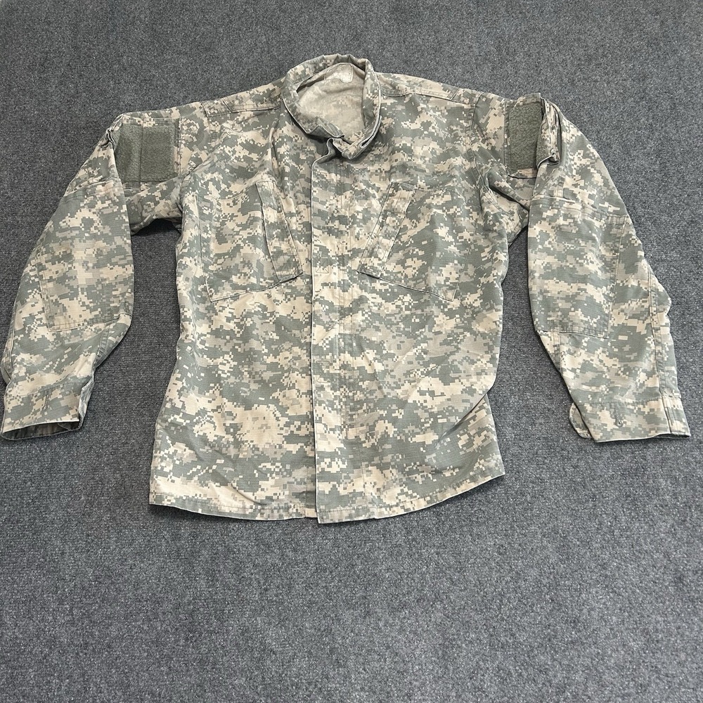 US Army Jacket‎ Unisex Medium Long Digital Camouflage Combat Uniform Coat